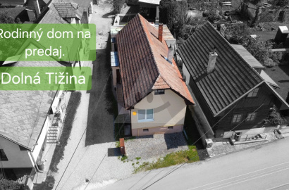 Dom vhodný na bývanie aj rekreačné využitie / 173 m2 / - Dolná Tižina